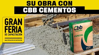 Construcción de obras con CBB cementos [upl. by Aneehsal]