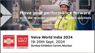 Discover Valve World India 2024 Trends Technology and Networking  Exhibition Showcase [upl. by Eniwtna]