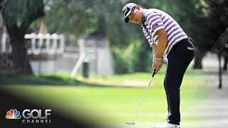 Korn Ferry Tour Highlights Utah Championship Round 3  Golf Channel [upl. by Newsom]