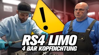 RS4 LIMO 20  Die neue 4 BAR Zylinderkopfdichtung  Wird auch dieser BLOCK knacken 61 [upl. by Enilesoj]