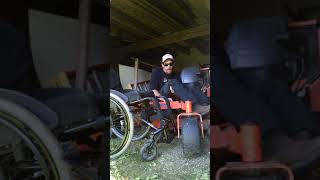 Paraplegic Zero Turn Mower Transfer [upl. by Kerrill]