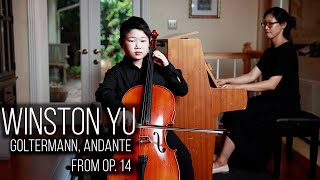 Winston Yu Cello Goltermann Andante [upl. by Revorg]