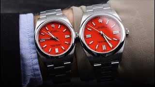 Rolex Oyster Perpetual 36 126000 VS 41 124300 SideBySide [upl. by Sama]