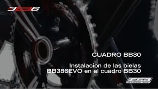 Como Instalar Las Bielas BB386EVO En El Cuadro BB30  FSA [upl. by Uhile]