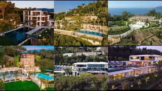 8 LUXURY MANSIONS AND VILLAS in CannesFrance [upl. by Anairuy]