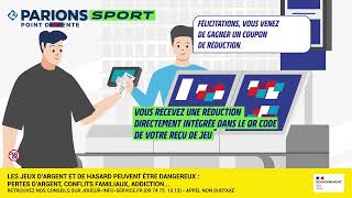 Parions Sport Point de Vente Coupons dématérialisés [upl. by Nilyarg]