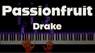 Drake  Passionfruit  Piano Cover [upl. by Sherwin]