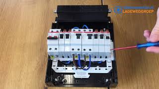 ABB Busboard automaat Inklikken  uitnemen  Hoe Installeer je een ABB Busboard 123GroepenKastnl [upl. by Ahsyia]