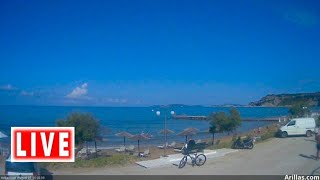 Live Webcam Arillas Corfu LIVE streaming [upl. by Groos]