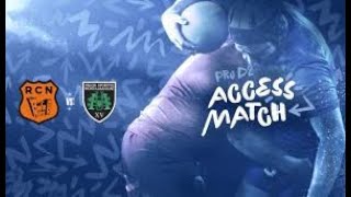 Access match Pro D2 Narbonne vs Montauban [upl. by Corabel117]