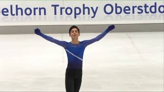 Donovan Carrillo MEX  2017 Nebelhorn Trophy FS [upl. by Stalder11]