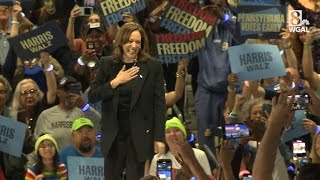 Harris rallies in Harrisburg [upl. by Rannug45]