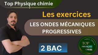 exercices  les ondes mécaniques progressives 2 bac série 1 [upl. by Fidole]