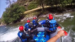 ROCROI ADVENTURE CENTER LLAVORSI RAFTING NOGUERA PALLARESA [upl. by Nahta]