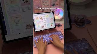 aesthetic keyboards 😍✨ digital planning  iPad accessories  iPad keyboard ASMR  digital planner [upl. by Damal]