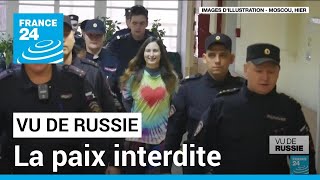 quotVu de Russiequot  sept ans de prison pour des étiquettes antiguerre • FRANCE 24 [upl. by Anita]