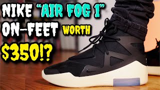 NIKE “AIR FEAR OF GOD 1” ON FEET REVIEW WORTH 350 [upl. by Zakaria118]