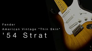 Fender American Vintage quotThin Skinquot 1954 Stratocaster • Wildwood Guitars Overview [upl. by Suoilenroc680]