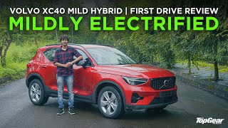 Volvo XC40 Mild Hybrid  First Drive Review  Mildly Electrified [upl. by Oaoj]