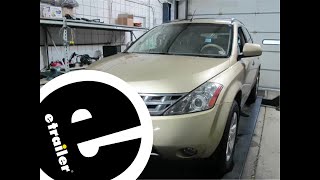 etrailer  Trailer Wiring Harness Installation  2004 Nissan Murano [upl. by Robina814]