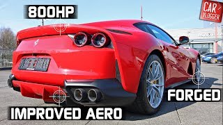 INSIDE the NEW Ferrari 812superfast 2018  Interior Exterior DETAILS w REVS [upl. by Kcirddahc]