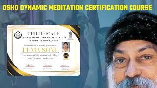 Osho Dynamic Meditation Camp  Shubham Patidar [upl. by Kienan]