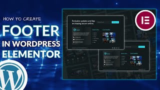 How To Make Footer In Wordpress Website With Elementor 2024  FREE  Header and Footer Plugin [upl. by Ahseat]