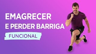 TREINO FUNCIONAL PARA EMAGRECER E PERDER BARRIGA  Treino de pernas e abdômen [upl. by Raynata358]