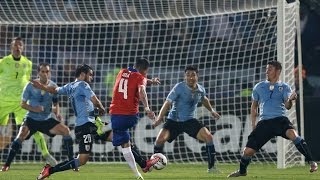 Chile 1  0 Uruguay  Cuartos de Final  Copa América 2015 [upl. by Eelrahs228]