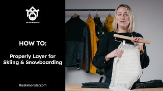 How To Layering for Skiing and Snowboarding [upl. by Aratas]