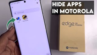 How to hide apps in motorola edge 50 fusion  Motorola mobile me apps ko Hide kaise kare [upl. by Annor]