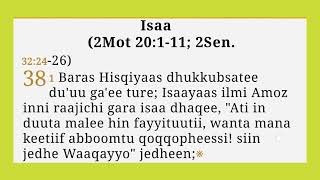 131 Macaafa Isaayaas Raajichaa boqonnaa 37 hanga 42  Daansee Asaffaa tiin [upl. by Newbill]