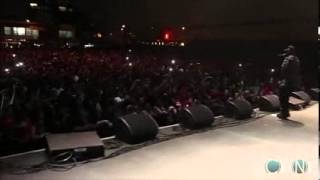 Kendrick Lamar Takes Shots At Meek Mill Live In Brooklyn NYC [upl. by Juana]