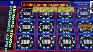 CONQUERING LIGHTNING LINK  BONUS GAMES AND JACKPOTS  HIGH LIMIT ROOM lasvegas lightninglink [upl. by Haeli]