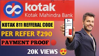 How to get refer code of Kotak 811  Kotak account refer and earn  kotak811 [upl. by Laureen]