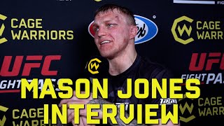 CW 175 Mason Jones PostFight Interview [upl. by Conger]