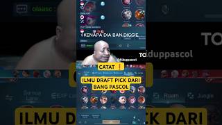 ILMU DRAFT PICK DARI BANG PASCOL ❗❗🤣🤣 pascolshort hiduppascol pascol [upl. by Ahsiemat583]