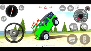 RAO SAHAB SONG ELVISH YADAV  INDIAN CAR SIMULATOR 3D  GREEN THAR MODIFIED [upl. by Alasdair]