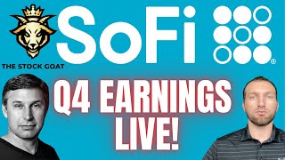 SOFI STOCK LIVE Q4 Earnings Call and Analysis  STOCK GOAT [upl. by Rodnas539]