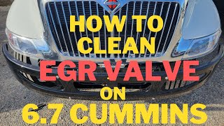 How To Clean A EGR Valve On 67 Cummins [upl. by Akemhs499]