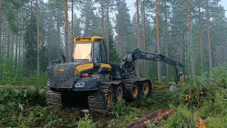 Kesän kuulumiset ja Harvennus hommia Ponsse Cobra Active Crane H6 [upl. by Tristas]