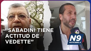 “SABADINI TIENE ACTITUD DE VEDETTE”  NOTICIERO 9 [upl. by Kramlich]