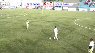 DY FC BATAM VS JOHOR DARUL TAZIM  U12 GARUDA INTERNATIONAL CUP 3 [upl. by Annairdna]