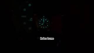 Rolex Submariner Lume on a dark plane flying across the US rolex luxury [upl. by Rozek]