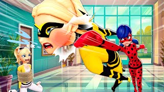 Miraculous Ladybug TransformationMiraculous Vs Queen Bee  Miraculous ROBLOX RP [upl. by Hiett679]