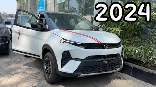 2024 NEW TATA NEXON FEARLESS S 2023 Second Top Model  NEXON NEW MODEL 2023 White Colour [upl. by Negam353]