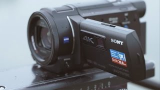 Sony FDRAXP33 4KCamcorder mit Beamer im quotKronequotTest [upl. by Silva]