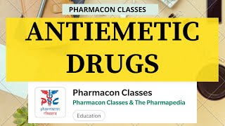 ANTIEMETIC DRUGS  Pharmacology  Pharmacon Classes [upl. by Meta]