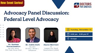 Medical Student Advocacy Series Federal Level Advocacy [upl. by Ahsaetal]