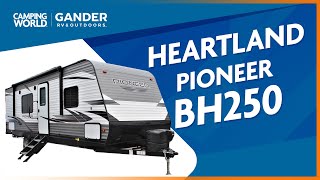 2021 Heartland Pioneer BH250  Travel Trailer  RV Review Camping World [upl. by Ethbin]